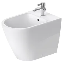 Duravit D-Neo 37x58cm, m HL, ÜL, Hahnlochbank, weiß