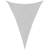 VidaXL Sonnensegel Hellgrau 5x7x7 m 100% Polyester Oxford