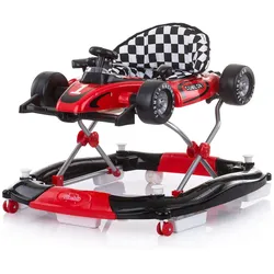 Chipolino Lauflernwagen 4 in 1 Racer, verstellbar, Wippe, Activitycenter rot