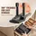 Vevor Faltbarer 2-Röhren Schuhtrockner 180° Schwarz/Orange
