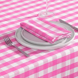 Homescapes Stoffservietten Pink 4er-Set 45/45 cm,