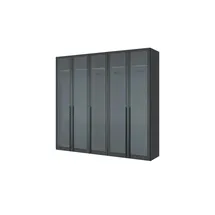 Dreamer eXpress Drehtürenschrank Dreamer 252,8 x 236 x 58 cm Schwarz