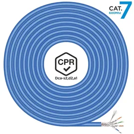 AISENS A146-0665 RJ45 Cat.7 SFTP Netzwerkkabelrolle AWG23 LSZH CPR Dca 305m blau