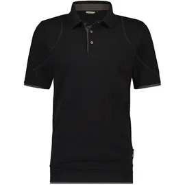 DASSY Poloshirt, schwarz/anthrazitgrau Gr. XS