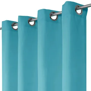 BestLivings Dekoschal Ellen Ösen ca. 140x145 cm Türkis - petrol