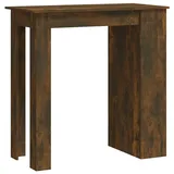 vidaXL Bartisch mit Regal Räuchereiche 102x50x103,5cm Holzwerkstoff