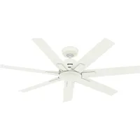 Hunter Fans Hunter DC Deckenventilator Sahira Weiss mit Fernbedienung,