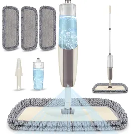 MEXERRIS Bodenwischer Sprühmopp 360 Grad Beige