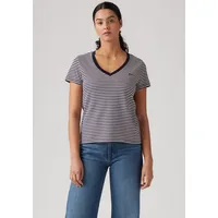 Levi's Perfect Vneck indigo stripe navy Blazer