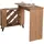 Mendler Bartisch HWC-M45 93 x 120 x 98 cm Braun