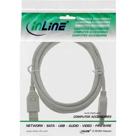 InLine USB-A 2 m Beige/Grau