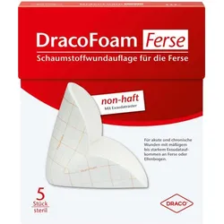 DRACOFOAM Schaumstoff Wundauflage Ferse 5 St Verband