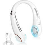 Tragbarer Nackenventilator, Blattloser Ventilator Mit 5 Geschwindigkeitsstufen, Nackenventilator, Tragbarer Ventilator Für Büro, Zuhause Und Reisen