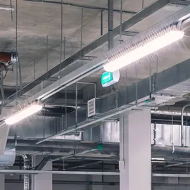 ETC Shop etc-shop Feuchtraumleuchte 150cm LED, Deckenlampe Wannenleuchte, 48W 3840lm 6000K IP65, Feucht- und Nassraum geeignet, Garage Keller Werkstatt, 2er Set