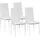 Homcom Esszimmerstühle, Weiß