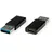 Value USB-A auf USB-C Adapter Schwarz