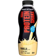 Body Attack High Protein Shake, 500ml - Vanilla