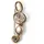 FIRETTI Brosche Schmuck Geschenk Ansteckschmuck tricolor, mit Glasstein goldfarben|schwarz