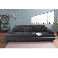 Mr. Couch Big-Sofa »Haiti«, wahlweise mit Kaltschaum (140kg Belastung/Sitz) und AquaClean-Stoff grau