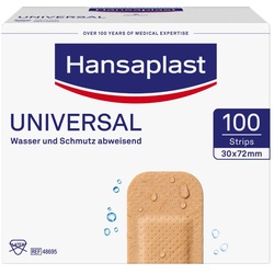 Hansaplast Universal Strips waterres.30x72 mm 100 St