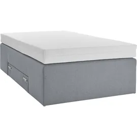 Westfalia Schlafkomfort Boxspringbett 120 x 200 cm Grau