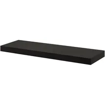 DOLLE Wandregal 90 x 25 x 5 cm Schwarz