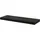 DOLLE Wandregal 90 x 25 x 5 cm Schwarz