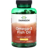 Swanson - Omega-3 Fischöl mit Zitronengeschmack | Hochwertige Omega-3-Fettsäuren aus Fischöl für Herzgesundheit und kognitive Funktion - 150 Kapseln