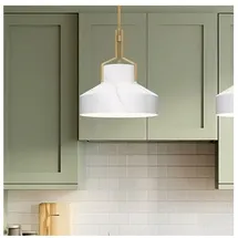 Quoizel Brecken 2-flg. 60 W 30 cm goldfarben/Glas, Metall