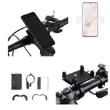 K-S-Trade Smartphone-Halterung für Xiaomi Redmi Note 13R, (Handyhalterung das Fahrrad Halter Lenkstange Fahrradhalterung) schwarz