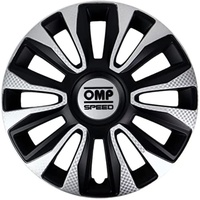 OMP SPEED 4 RADKAPPEN MAGNUM SCHWARZ/SILBER/KOHLE 16 ZOLL