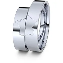 Trauringe Frankreich 600er Platin - 0044