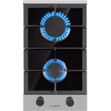 Klarstein Gaskocher 2-Flammig, 4000W Einbau-Gaskocher für Innenbereich, Edelstahl-Gaskocher für Wohnmobil, 2-Flammiger Gaskocher, Zwei Brenner Gasherde, Moderner Einbau Gasherd, Gas Herd