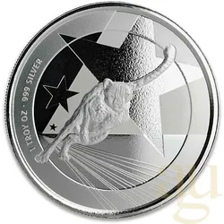1 Unze Silbermünze Kamerun Gepard 2019