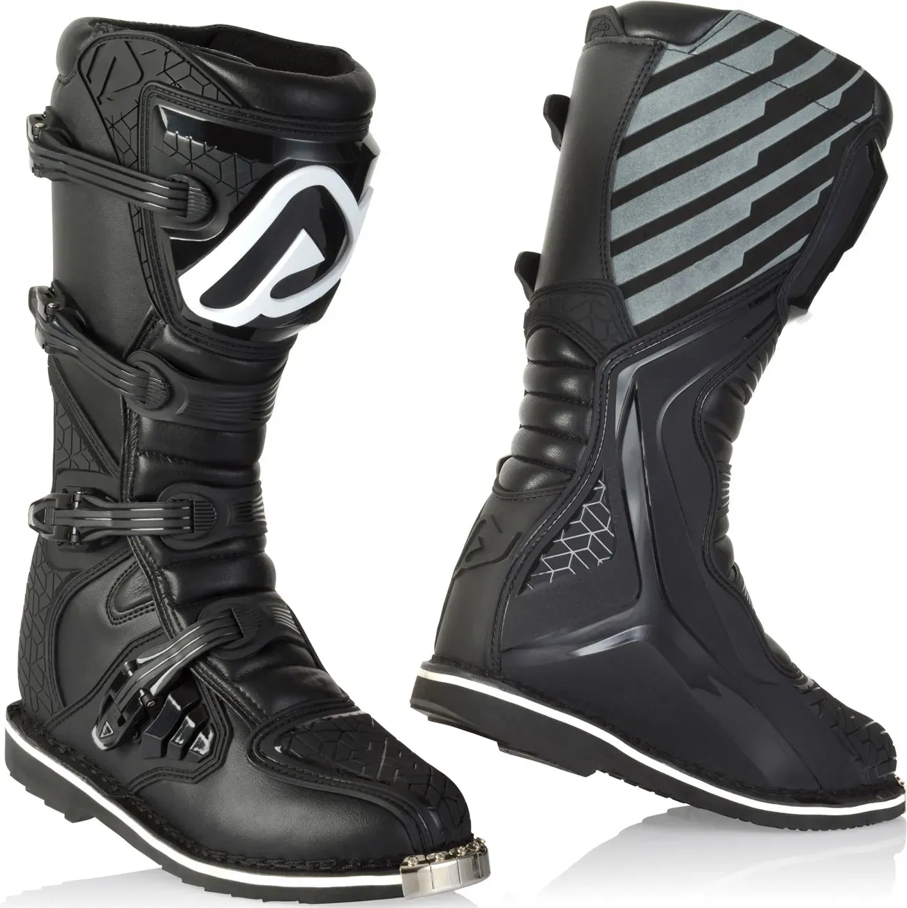 Acerbis E-Team, bottes - Noir - 45 EU