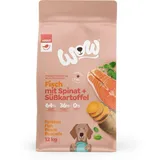 Wow Dog Trocken Adult Fisch mit Süßkartoffeln Hundetrockenfutter 12 Kilogramm