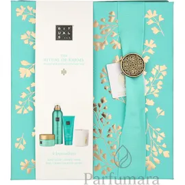 RITUALS The Ritual of Karma Geschenkset Gif Set M Duschschaum 200 ml + Body Cream 100 ml + Body Scrub 125 g + Duftkerze 140 g