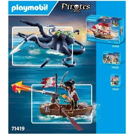 Playmobil Pirates Kampf gegen den Riesenoktopus 71419