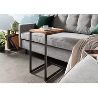 MASSIVMOEBEL24.DE Beistelltisch Wildeiche 30x40x60 natur geölt LOUNGE COLLECTION #06