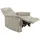 luma-home Relaxsessel 15504 Cord 78 x 100 x 93 cm Beige mit Liegefunktion
