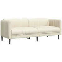 VidaXL 3-Sitzer-Sofa Leinen