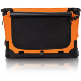 Maelson Soft Kennel Neon-Orange, 62 cm - faltbare Hunde-Transportbox