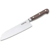 Böker Manufaktur Solingen Manufaktur Heritage Santoku Messer Walnussholz/Edelstahl Braun-Silber, Klingenlänge: 17,80cm, 130905