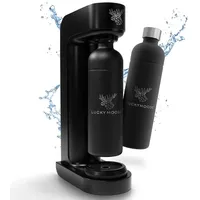 Luckymoose Luckymoose® Infinity Wassersprudler mit 2x 1,25L Edelstahlflaschen -