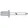 ede - sfs group Blindniet Alu/Stahl Flachrundkopf 6 x 10 mm 250 Stück