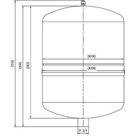 FA-TEC MAG-H 8 bar 35 l Weiß