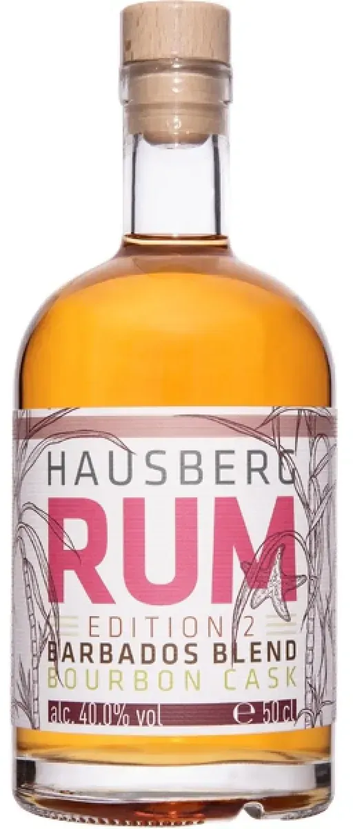 Hausberg Edition 2 Barbados Blend Bourbon Cask Rum 40% vol. 0,5 l