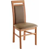 Polsterstuhl SANTANA - SILVER (BHT 44x100x55 cm) - Bezug: Stoff - BHT 44x100x55 cm