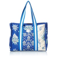Desigual Womens Fabric Shopping Bag, Blue, U - U