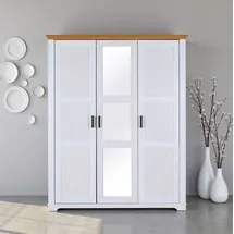 Interlink Drehtürenschrank Maluno 166,4 x 208 x 64 cm Weiß